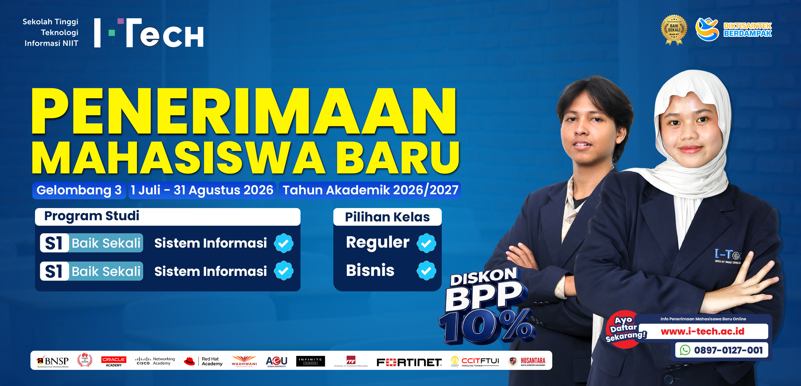 Banner Pendaftaran Mahasiswa Baru Gelombang 3