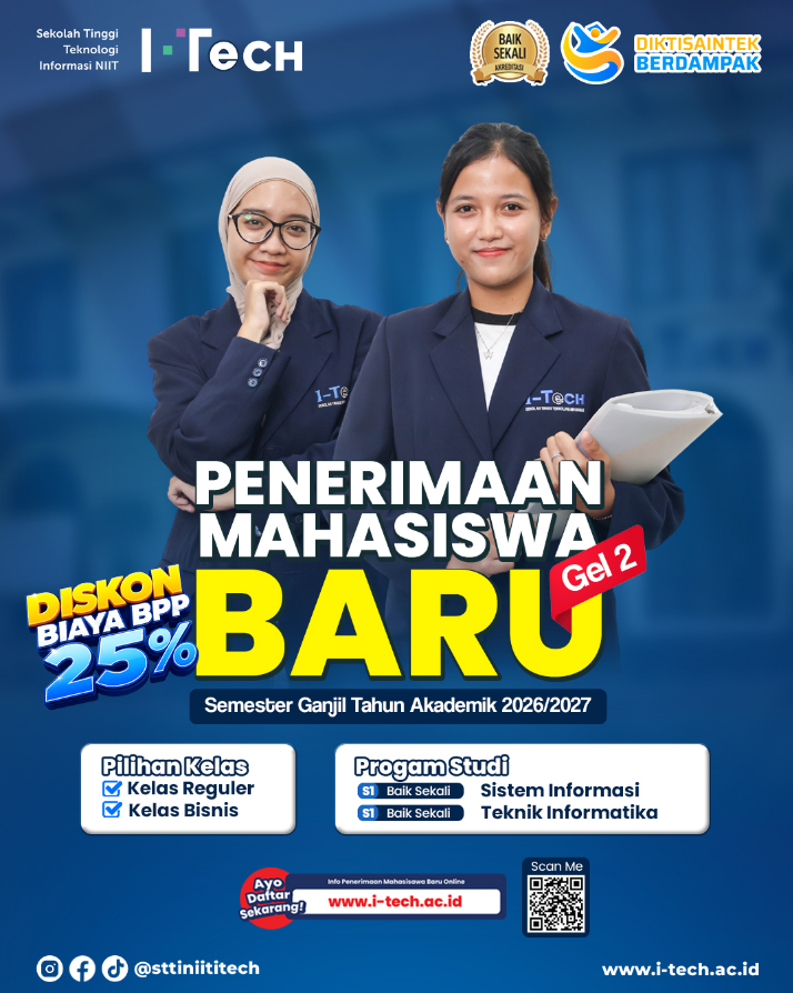 PENERIMAAN MAHASISWA BARU GELOMBANG 2 TA 2026/2027 RESMI DIBUKA! 🚀🎓