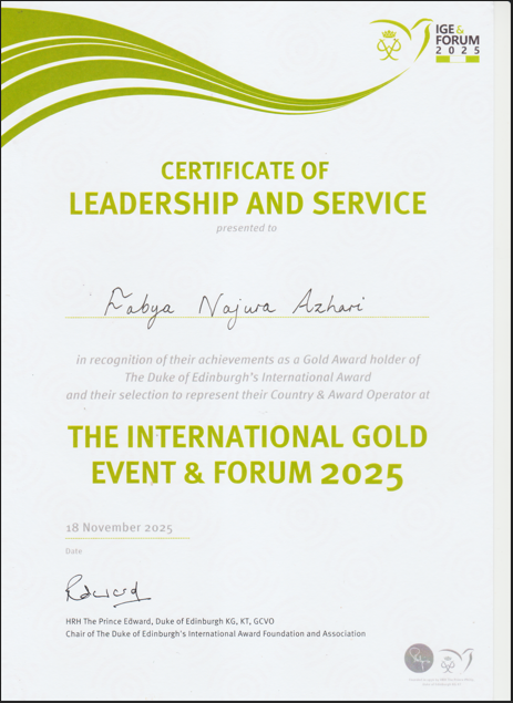 THE INTERNATIONAL GOLD EVENT & FORUM 2025 IGE&FORUM 2025