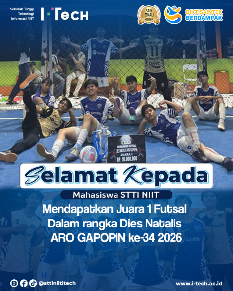 Juara 1 Futsal dalam rangka Dies Natalis ARO GAPOPIN ke-34 Tahun 2026.