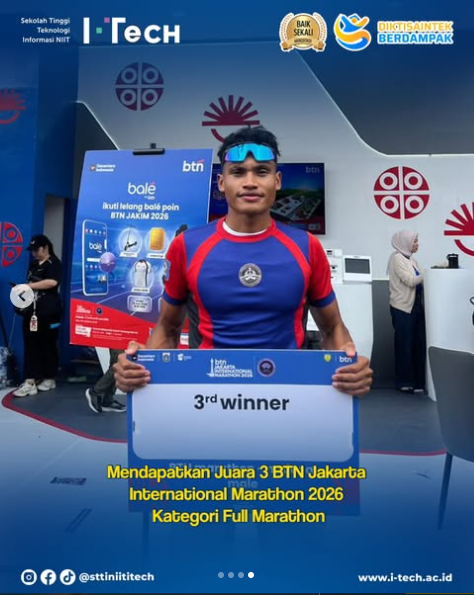 Juara 3 BTN Jakarta International Marathon 2026 Kategori Full Marathon